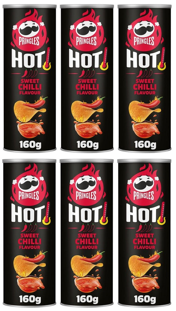 6 x Pringles Hot Sweet Chilli £2.75 - 160GM