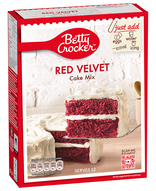 6 X Betty Crocker Red Velvet Cake Mix - 425Gr