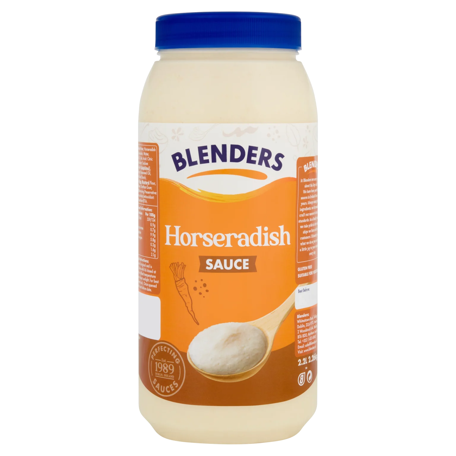 2 x Blenders Horseradish Sauce 2.26Kg