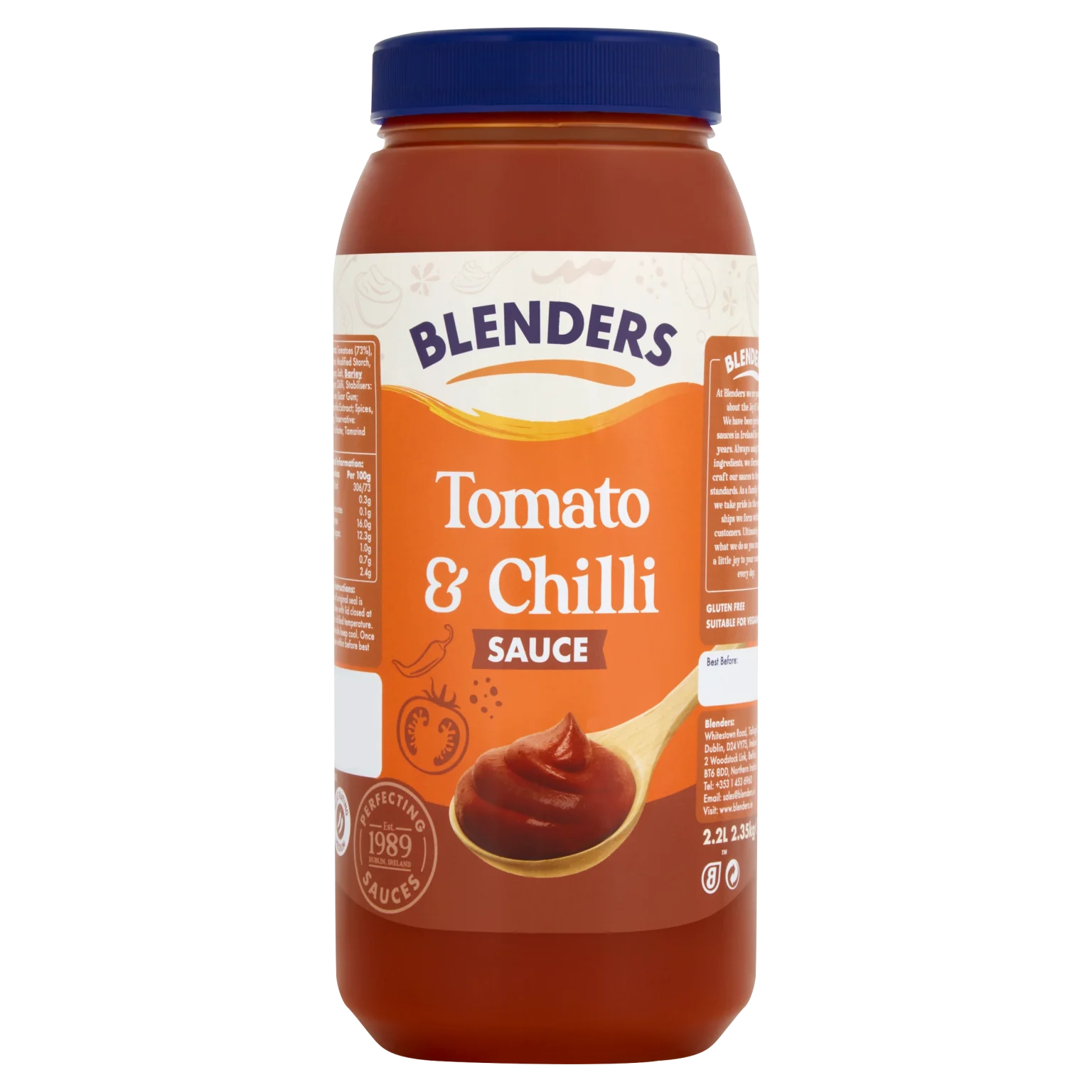 2 x Blenders Tomato & Chilli Sauce 2.35Kg