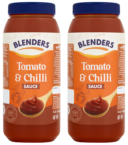 2 x Blenders Tomato & Chilli Sauce 2.35Kg