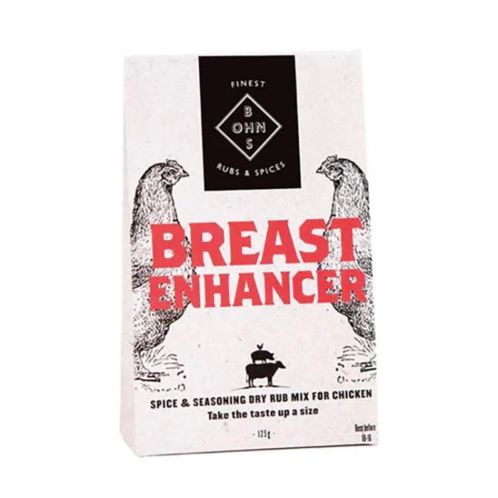 6 x Bohns Breast Enhancer Dry Spice Rub - 60g