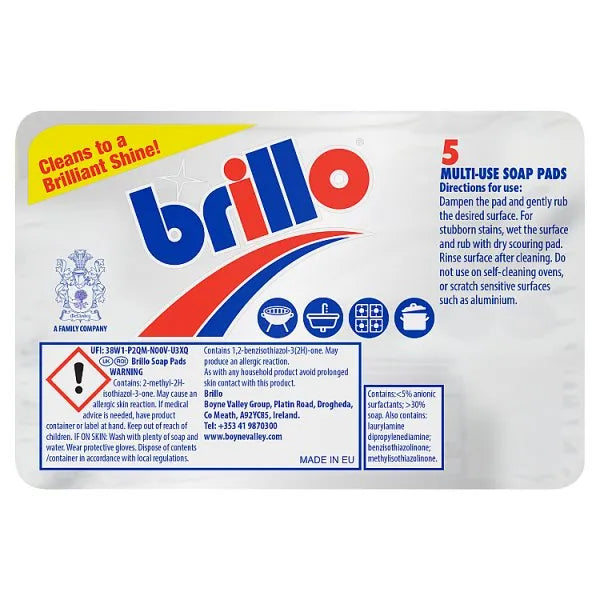 24 x Brillo Soap Pads 5 Pack