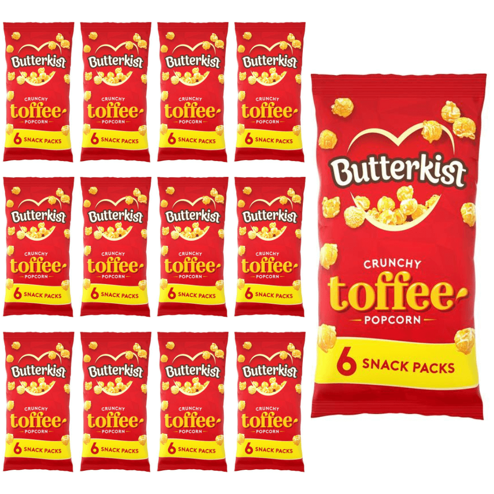 72 x Butterkist Popcorn Toffee 20G