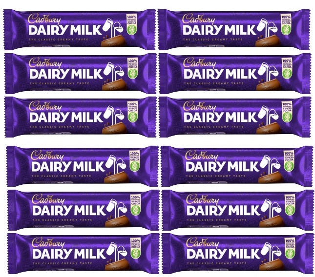 12 x Cadbury Dairy Milk 45Gm