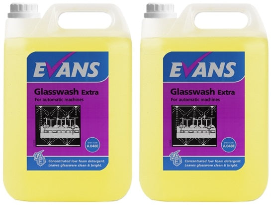 2 x Evans Glass Wash