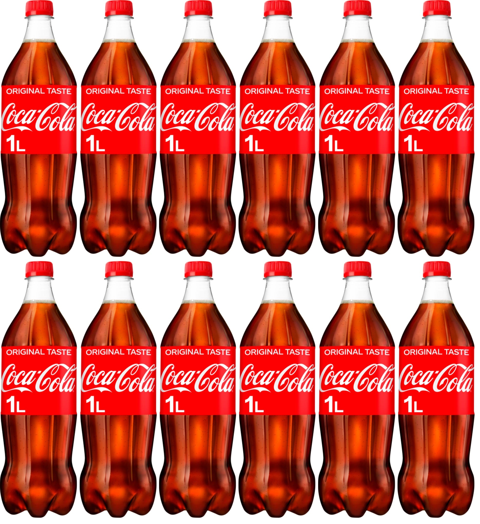 12 x Coca-Cola Original Taste 1L