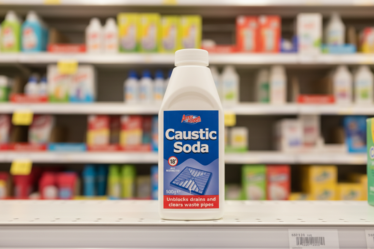 12 x Amokleen Caustic Soda 500G