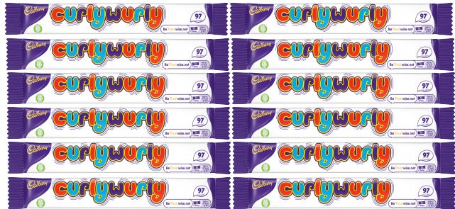 12 x Cadbury Curly Wurly 22Gm