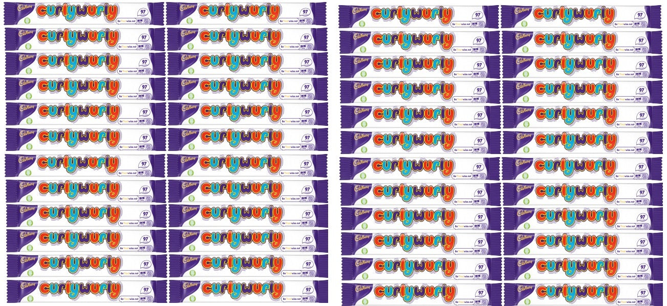 48 x Cadbury Curly Wurly 21.5Gm