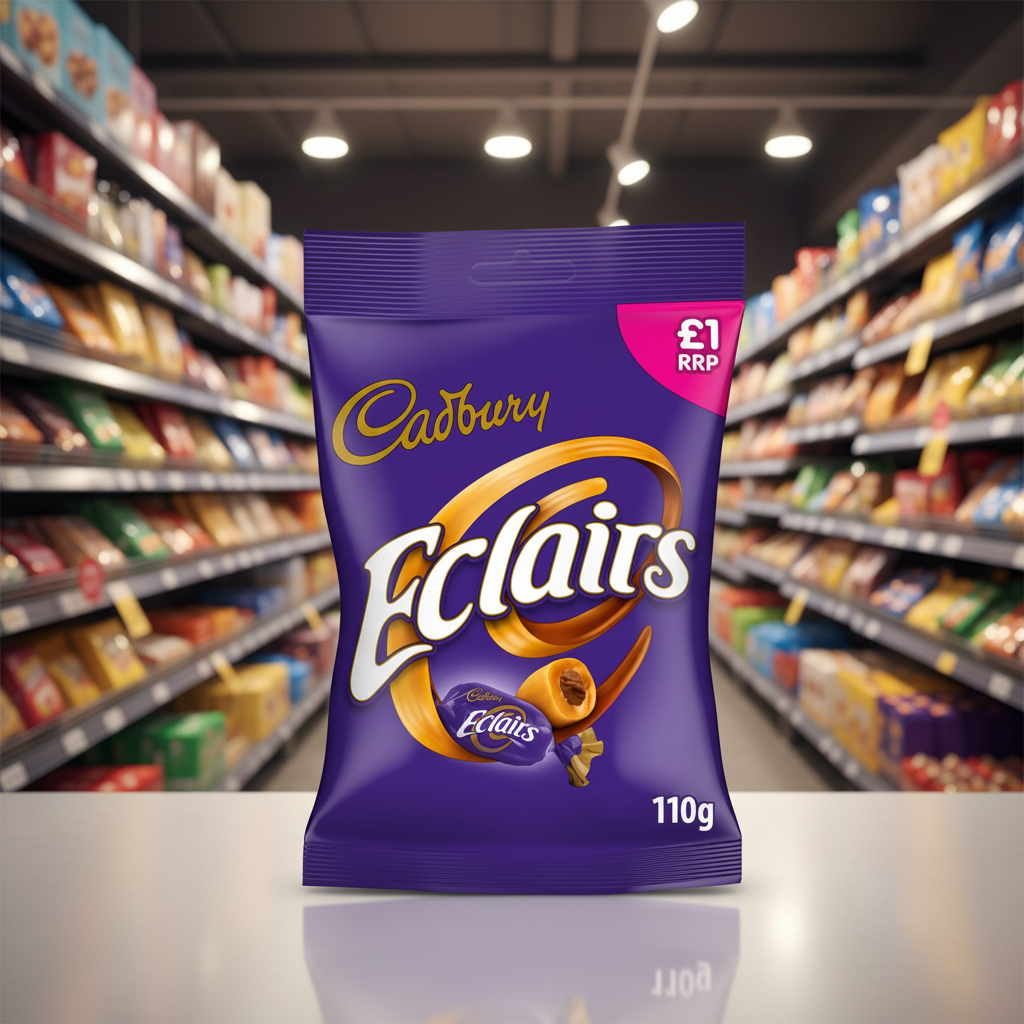 12 X Cadbury Chocolate Eclairs Bag - 110Gm