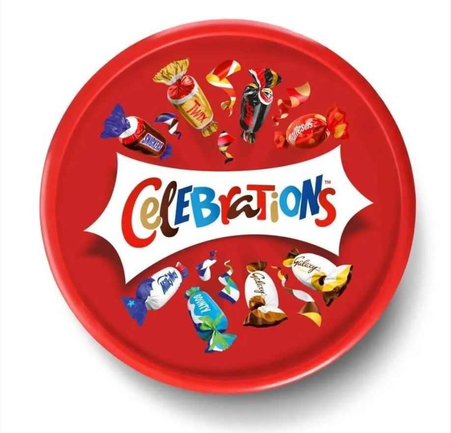 Celebrations Chocolate Tub 650GM