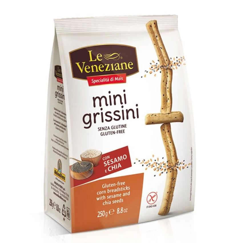 Le Veneziane Sesame & Chia Grissini Breadsticks - 250g
