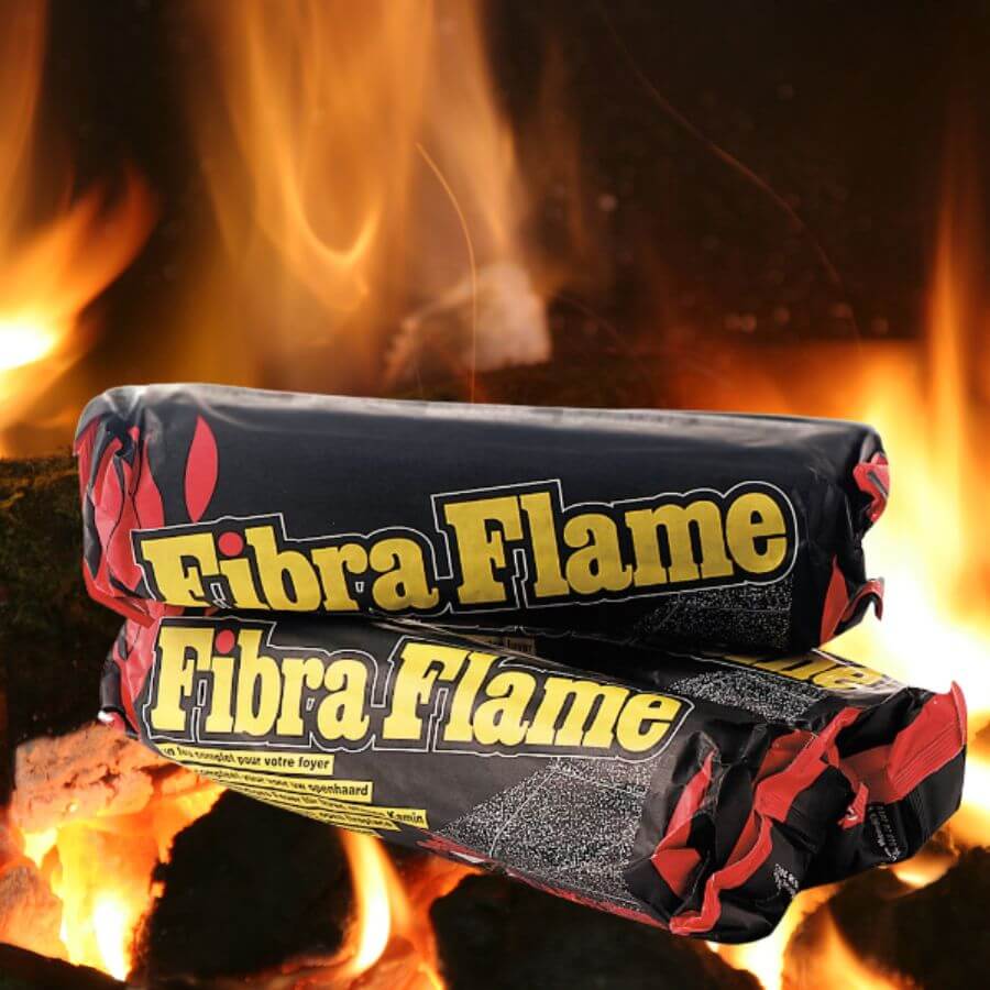 15 x Fibra Flame Premium Fire log 700G