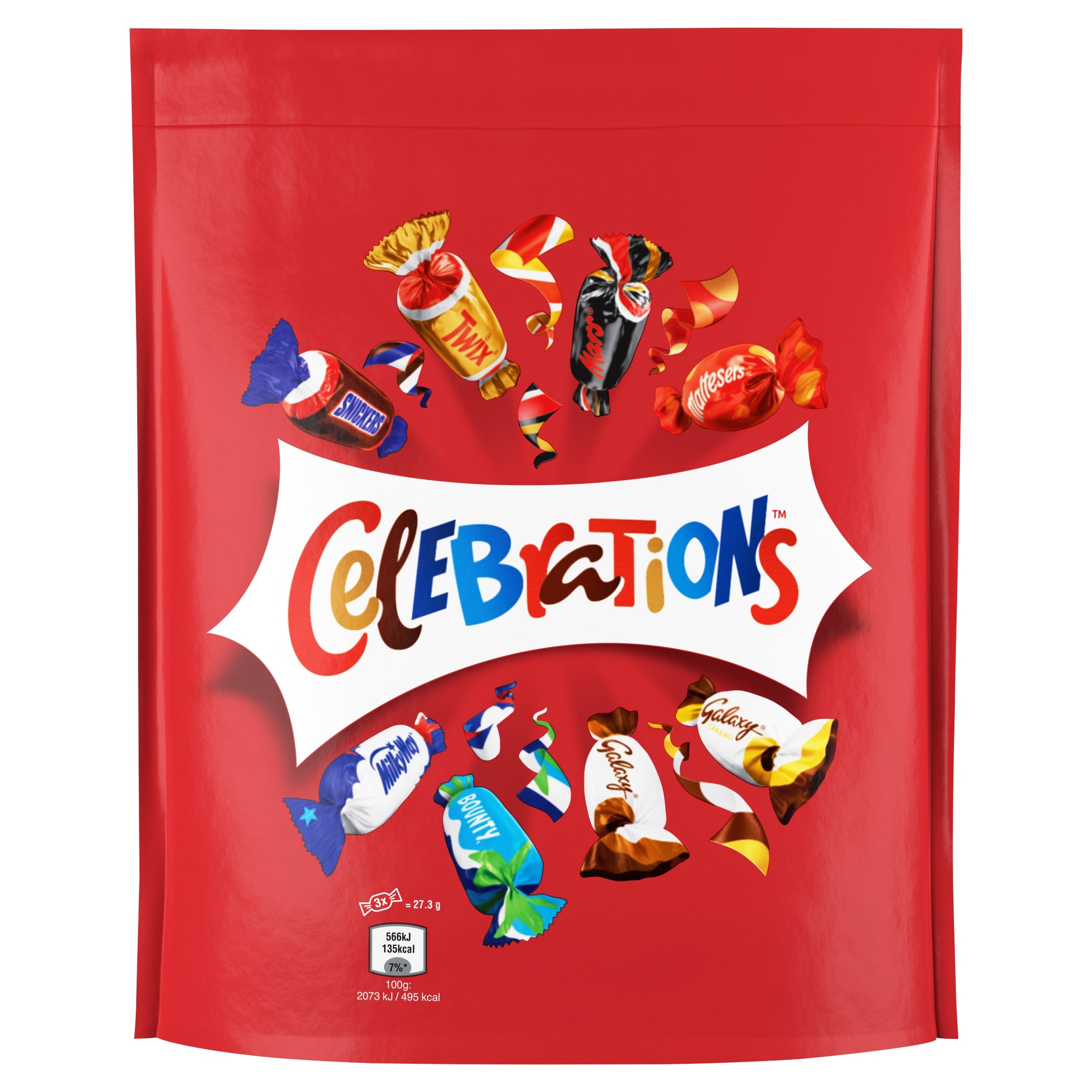 10 x Celebrations Pouch - 325GM