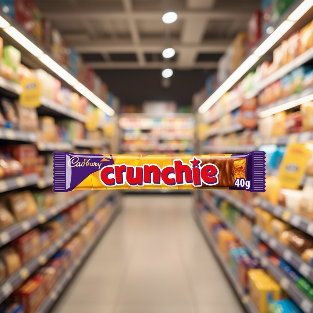 48 x Cadbury Crunchie Chocolate Bar 40G