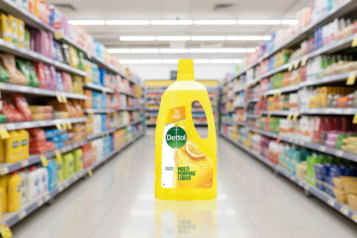 6 x Dettol Multipurpose Antibacterial Citrus - 1 LITRE