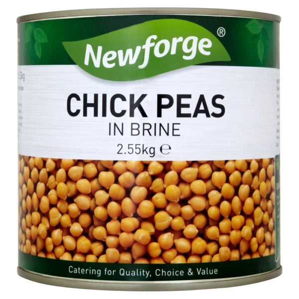 Newforge Chick Peas In Brine 2.55Kg