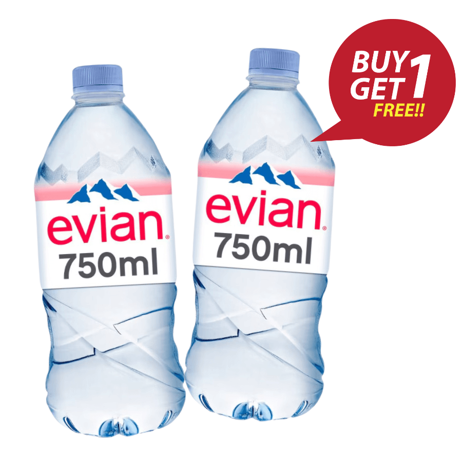 Evian Still 750Ml Buy 1 Get 1 Free