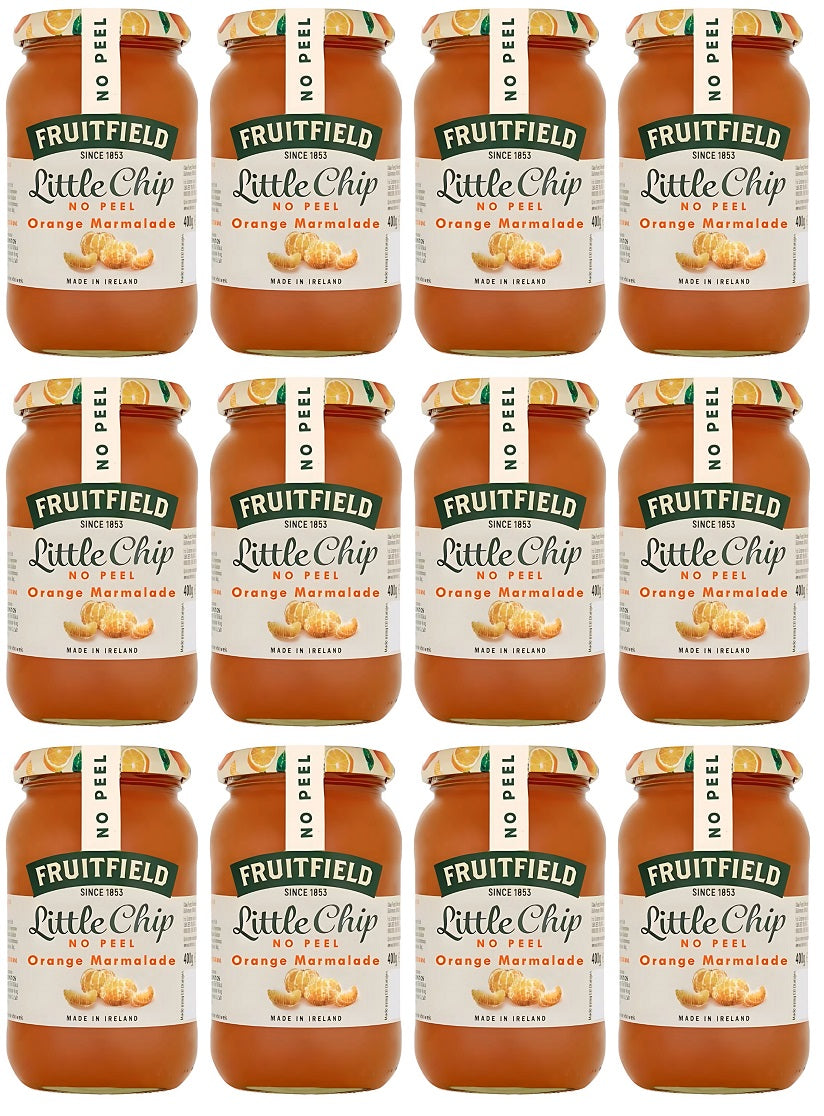 12 x Fruitfield Little Chip No Peel Orange Marmalade  - 454GM