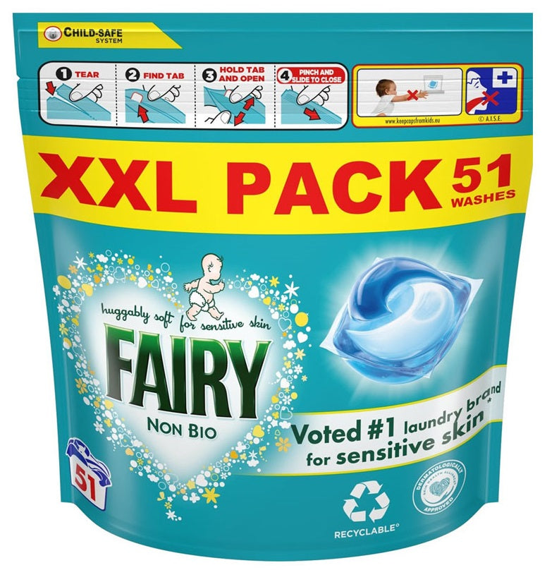 2 x Fairy Non Bio Pods - 51 PACK