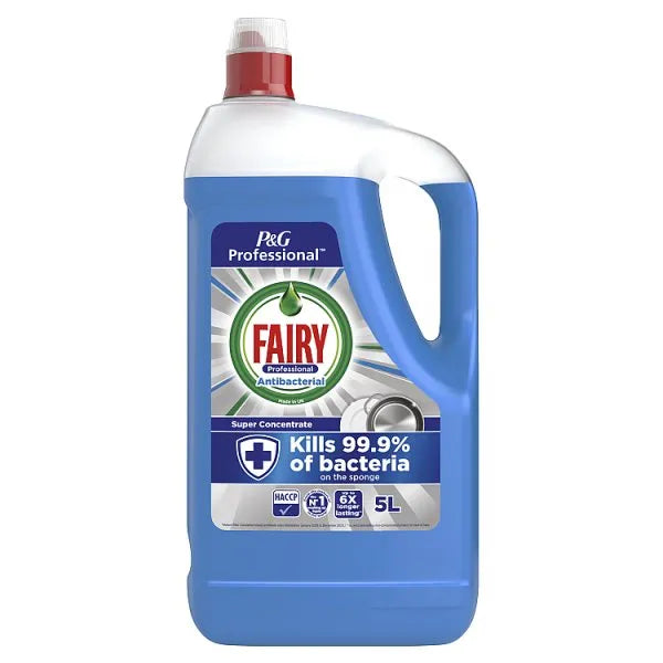 2 x Fairy Professional Super Concentrated Washing Up Liquid Antibacterial 5L