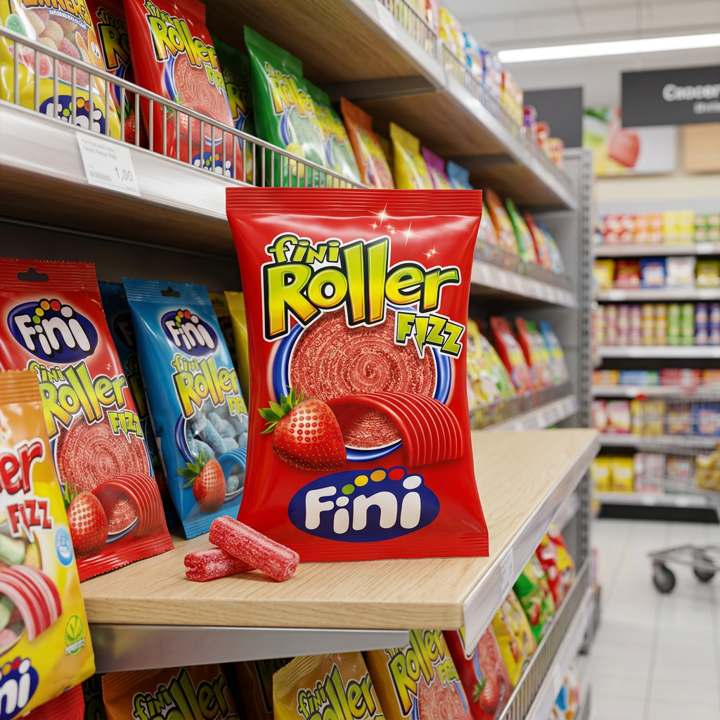 18 X Fini Strawberry Roller - 20Gm