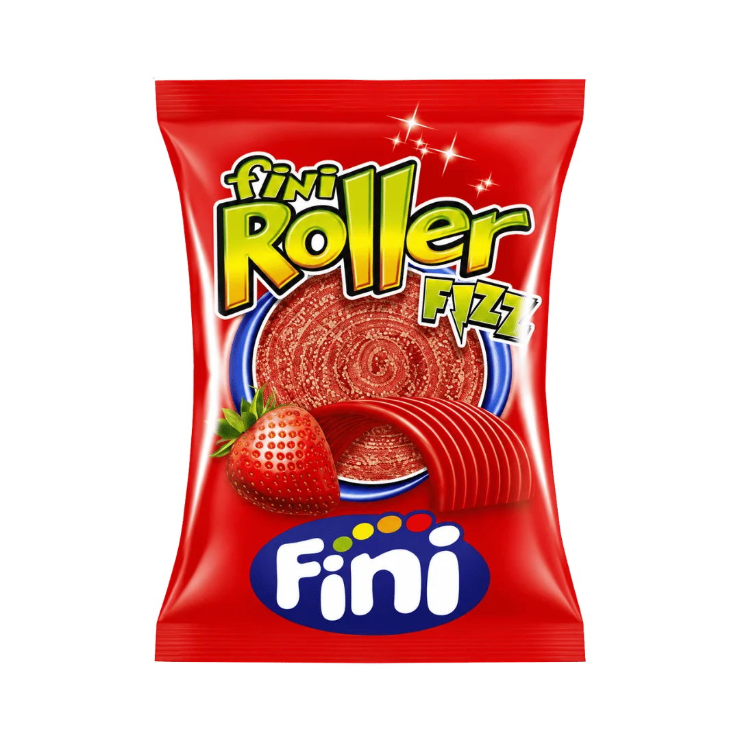 18 X Fini Strawberry Roller - 20Gm