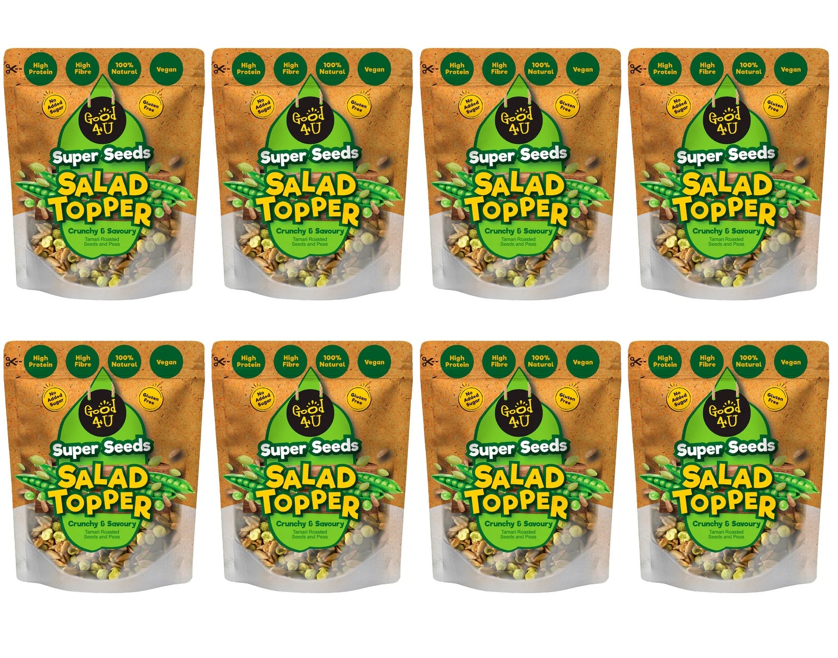 8 x Good4U Super Seeds Salad Topper 150G