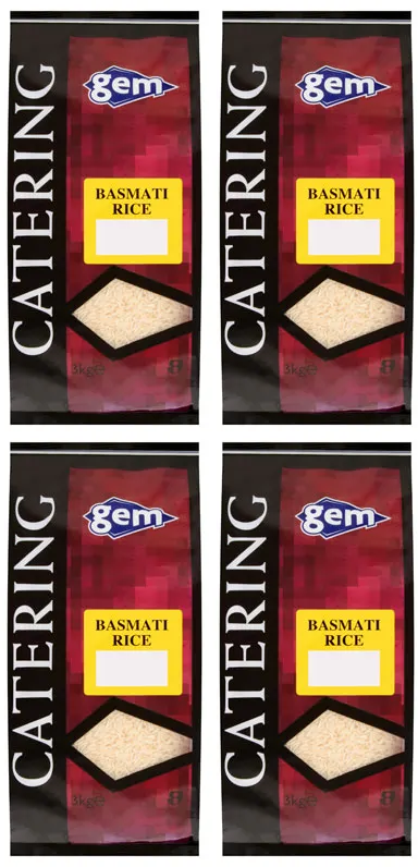 4 x Gem Catering Basmati Rice 3Kg