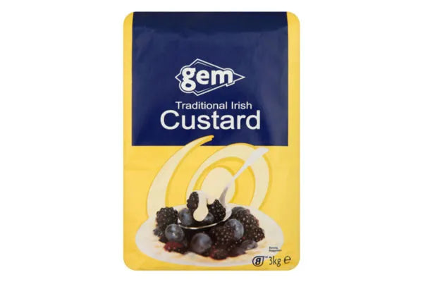 4 x Gem Traditional Irish Custard 3Kg