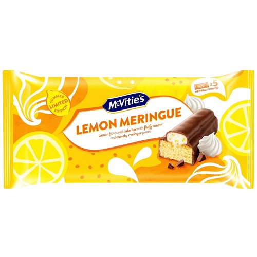 12 x Lemon Meringue Limited Edition Cake Bars 5pk - 123GM