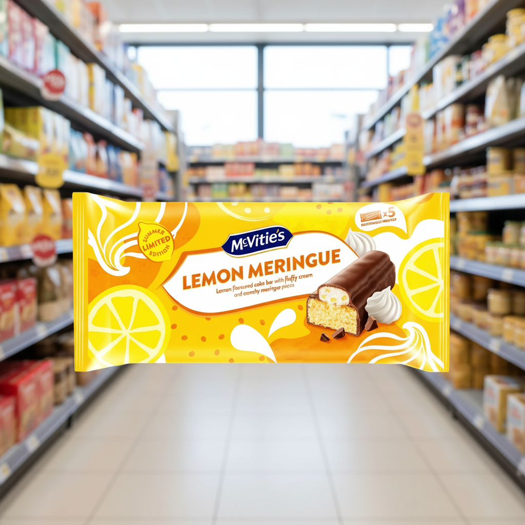 12 x Lemon Meringue Limited Edition Cake Bars 5pk - 123GM