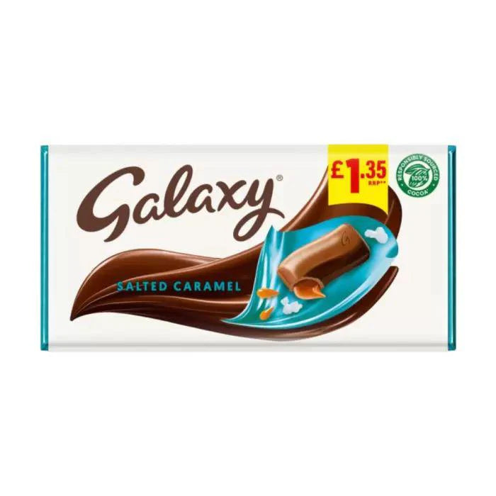 24 x Galaxy Salted Caramel Large Bar - 135GM