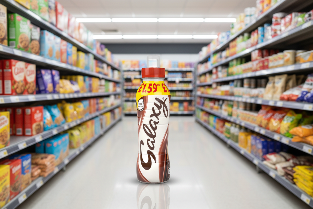 8 x Galaxy Chocolate Milk Shake Drink - 350ML