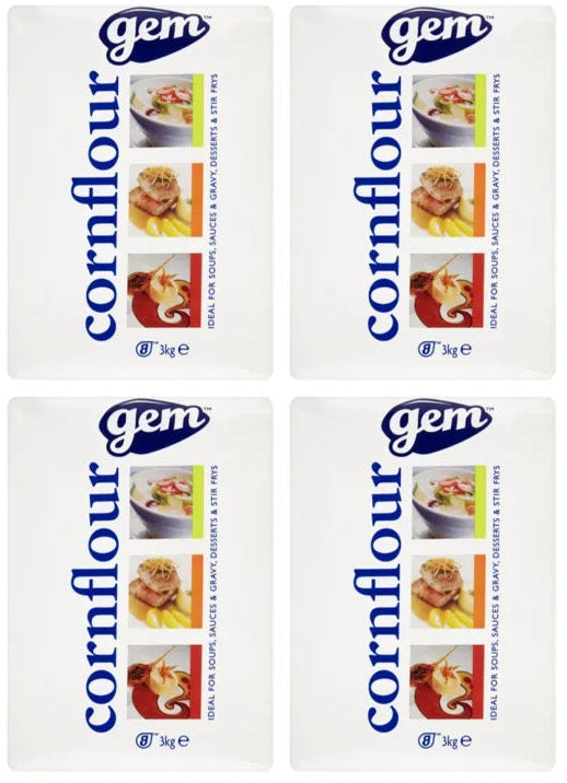 4 x Gem Cornflour 3Kg