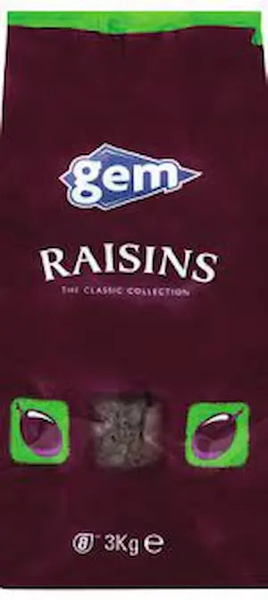 Gem Raisins 3Kg