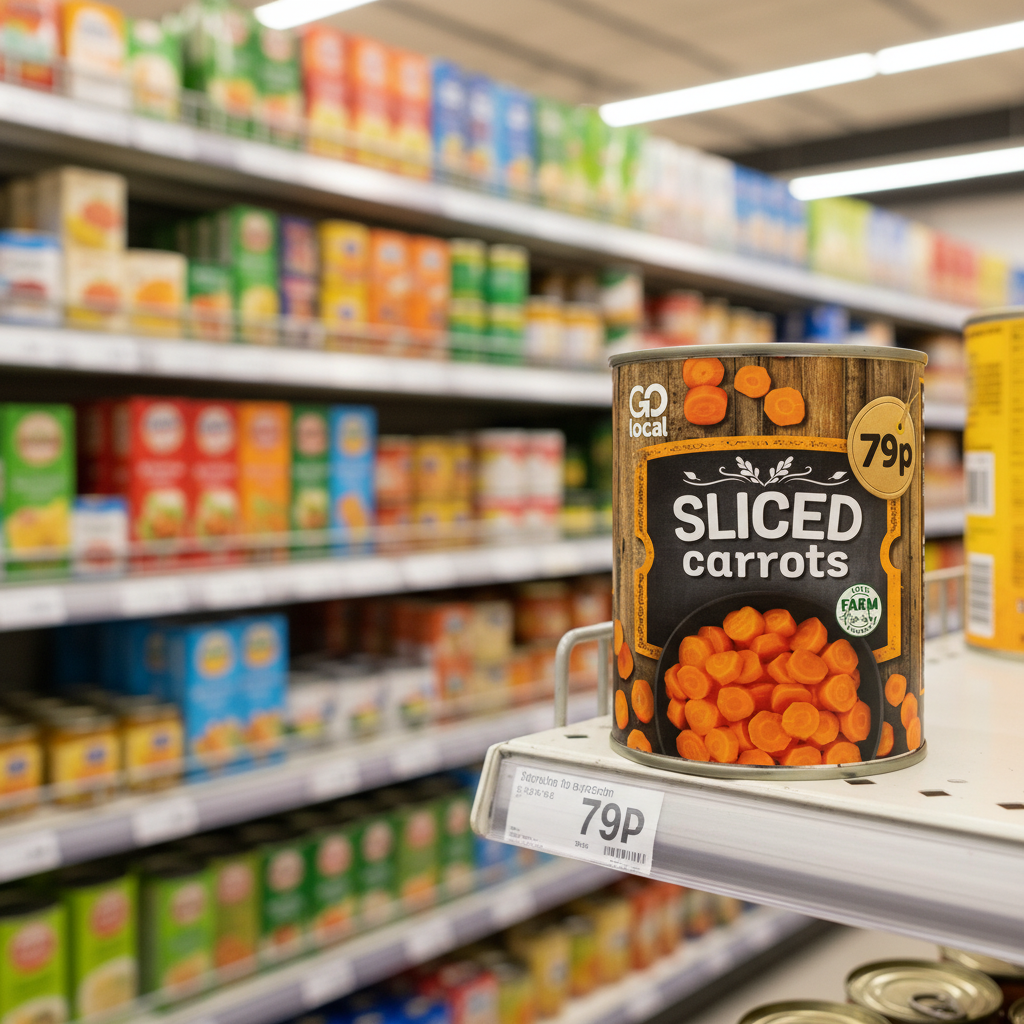 12 X Go Local Sliced Carrots - 300G