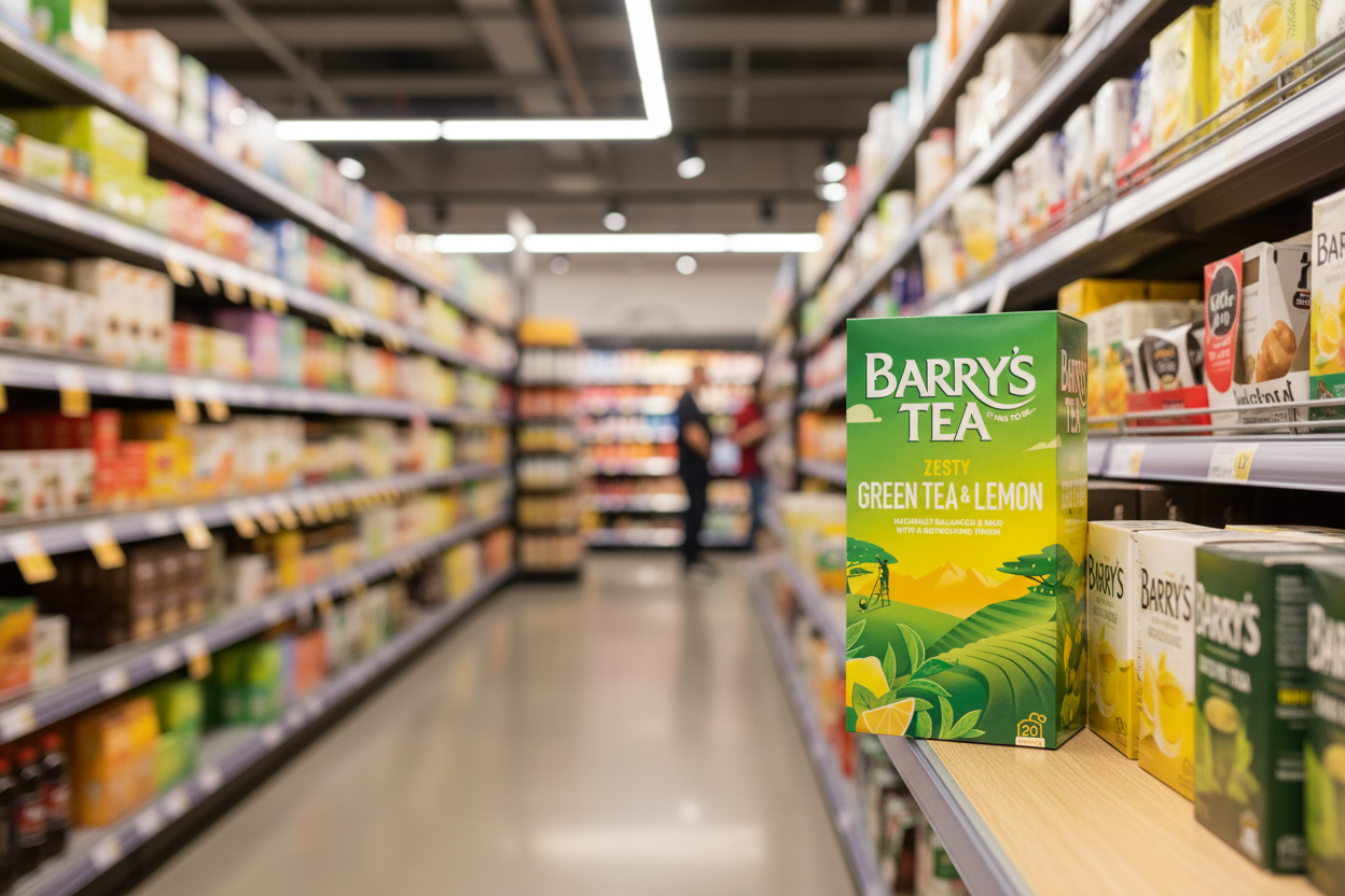 Barrys Tea 20 Green Tea & Lemon String 30G