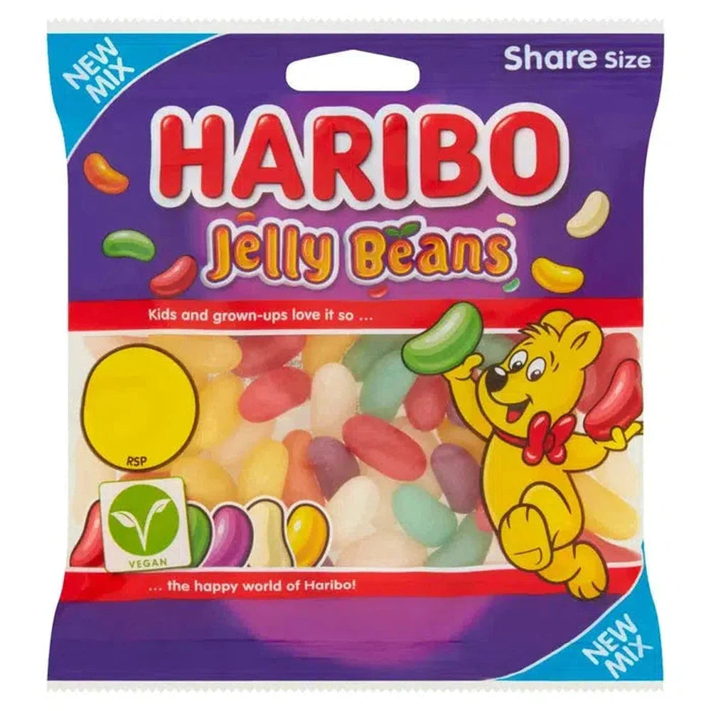 12 x Haribo Jelly Beans - 140Gm