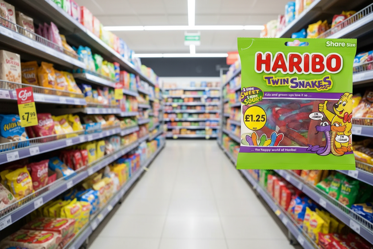 30 x Haribo Twin Snakes 140G