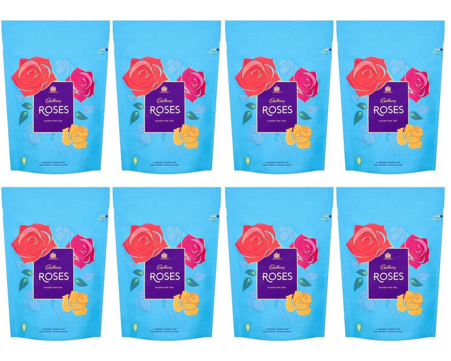 8 x Cadbury Roses Pouch - 270GM