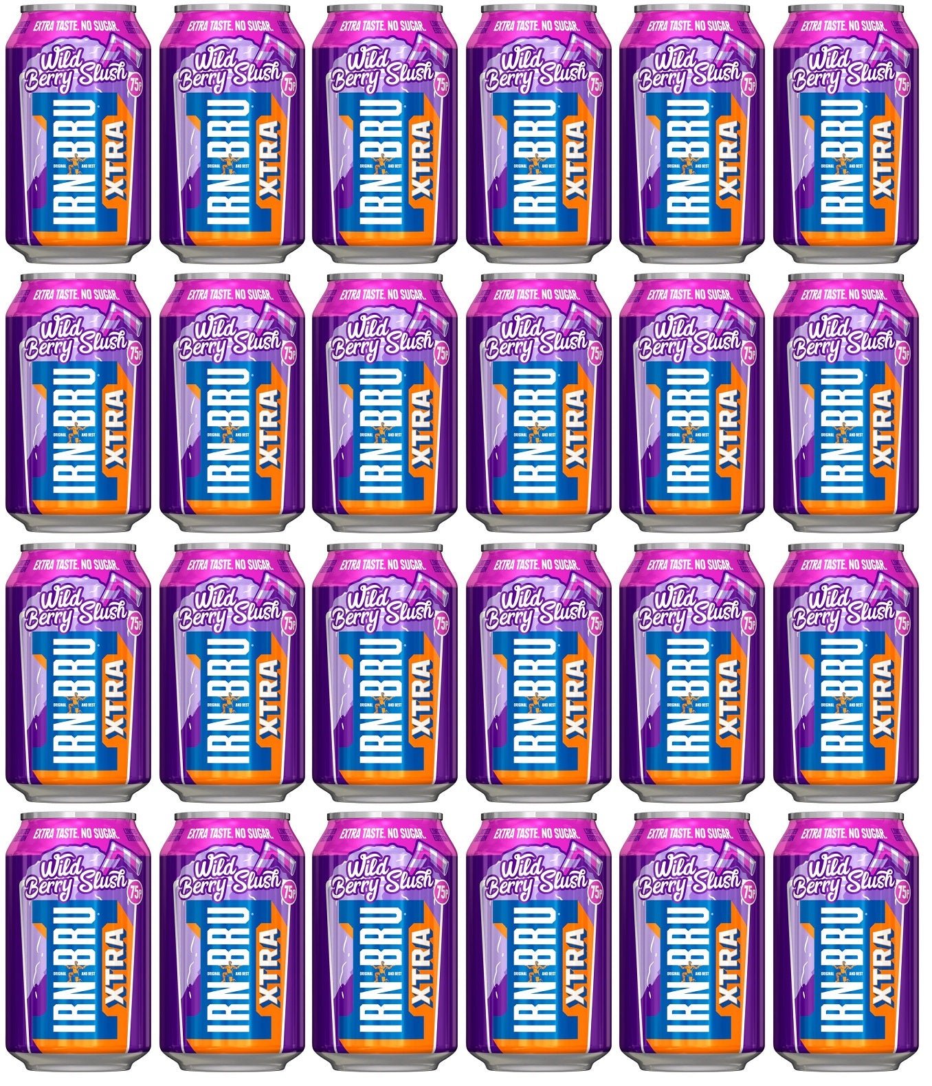 24 x Irn Bru Xtra Berry Slush Can - 330ML