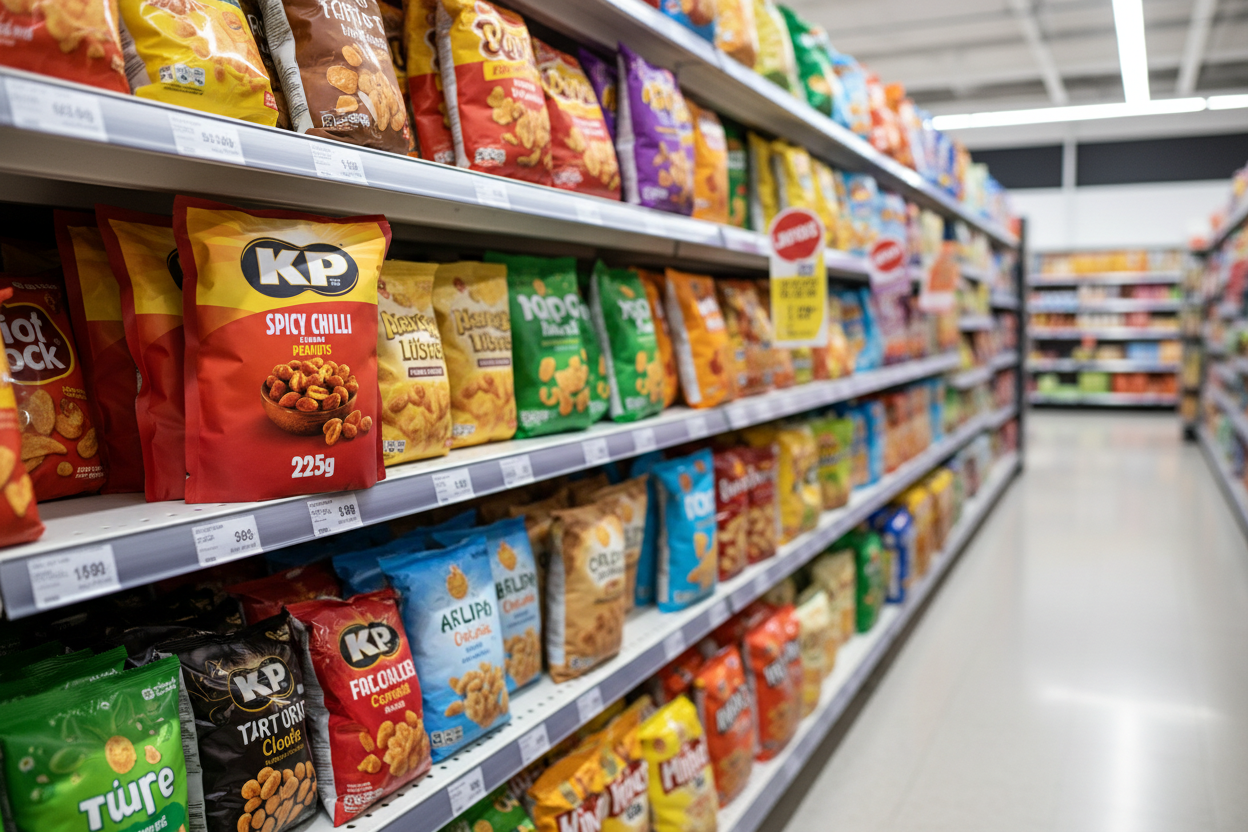 8 x Kp Spicy Chilli Peanuts - 225GM