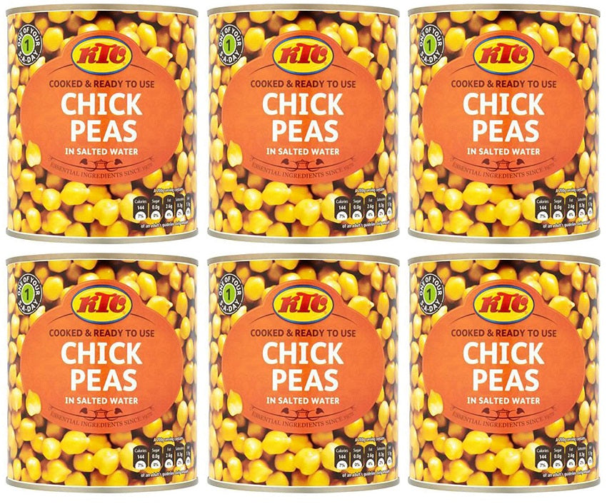 6 x Ktc Chick Peas 2.55Kg