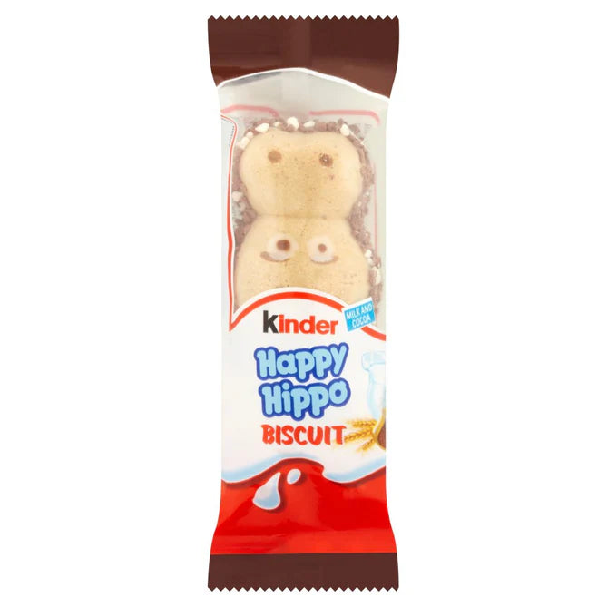 28 x Kinder Happy Hippo Chocolate Biscuit 20.7G