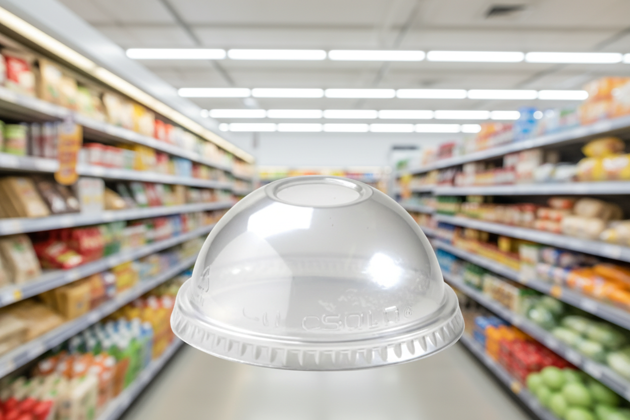 800 X Clear Domed Lid 12Oz