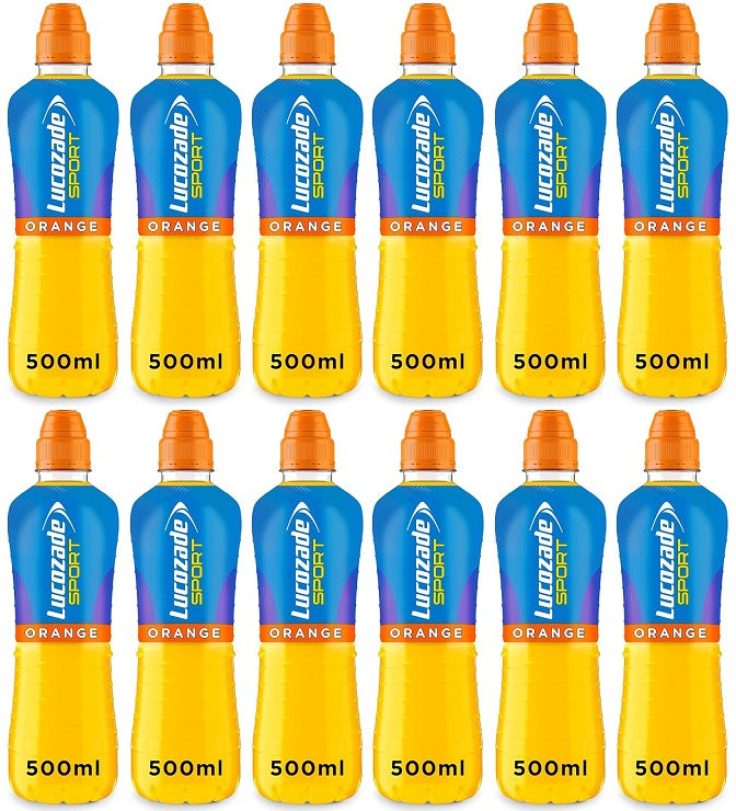 12 x Lucozade Sport Orange - 500ML