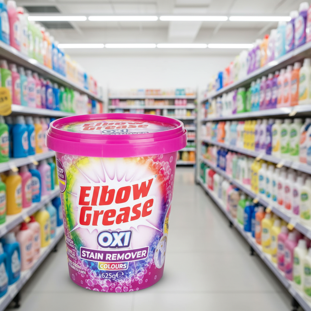 12 X Elbow Grease Oxi Stain Remover Colours - 625Gm