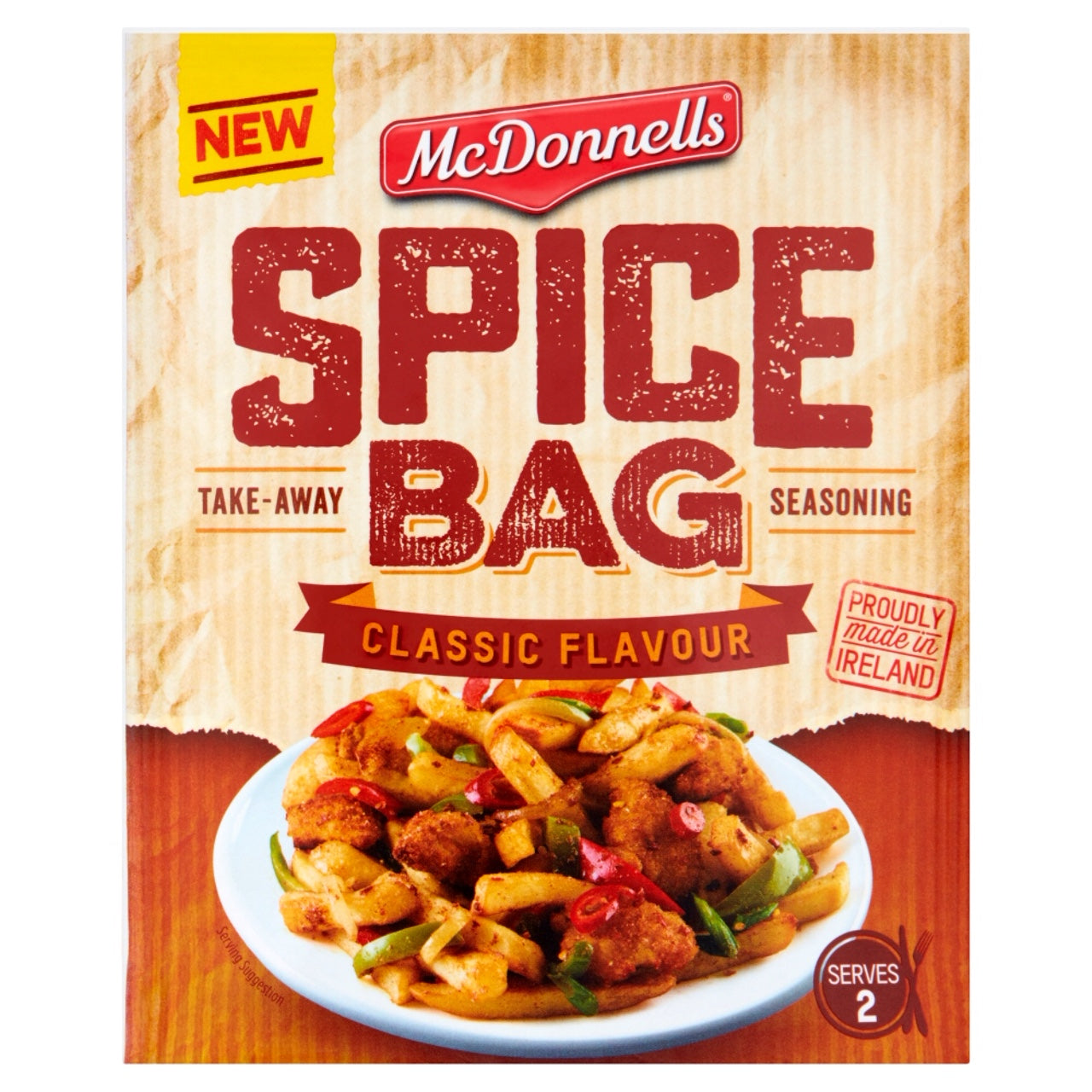 4 x Mcdonnells Spice Bag Original 40G